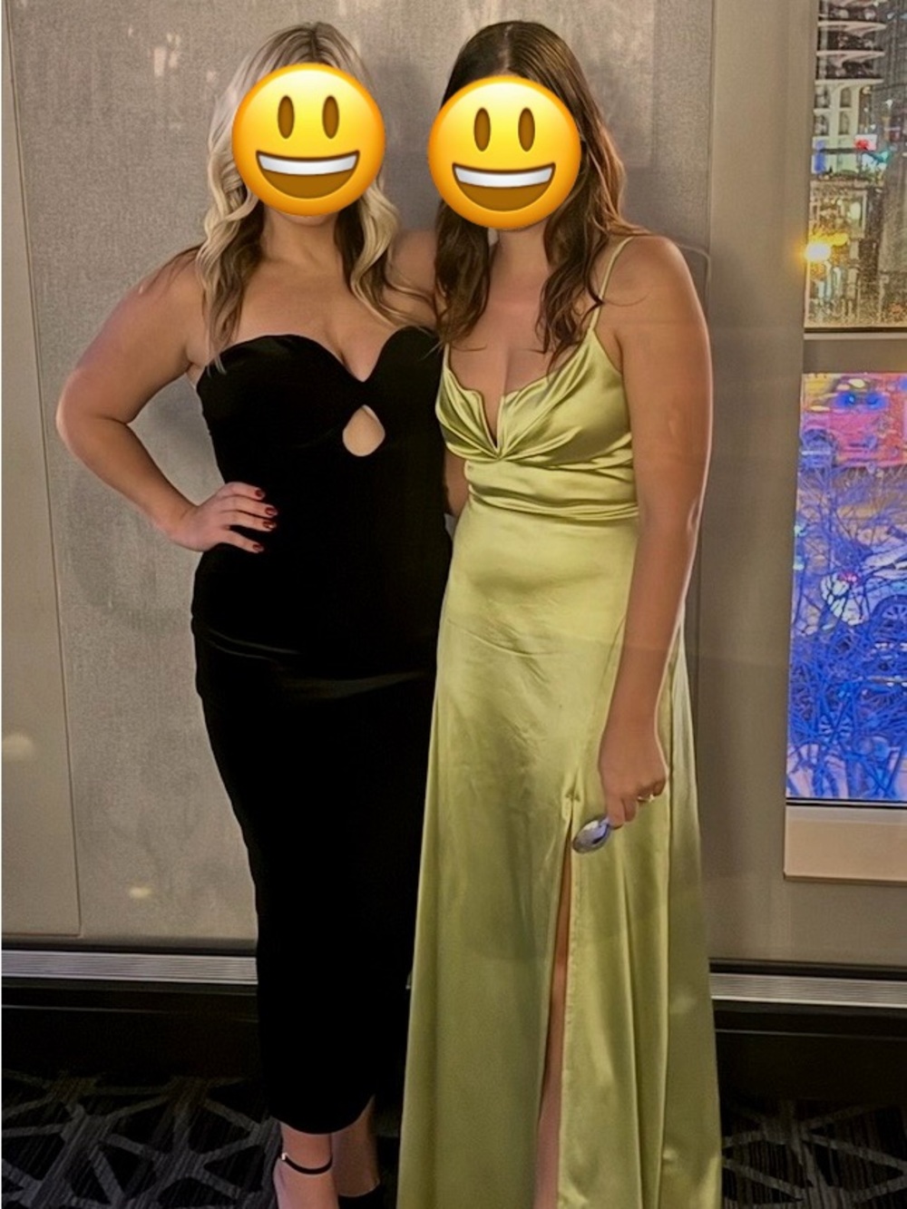 Windsor Olive Satin Maxi Dress with Twist Front